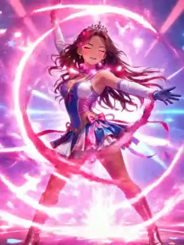Magical Girl AI video effect