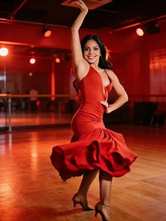 Salsa AI dance video